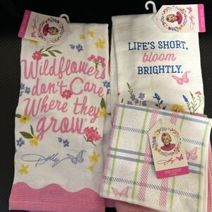 New Dolly Parton Wildflower Spring Collection Kitchen Towels & Dish‎ Clothes